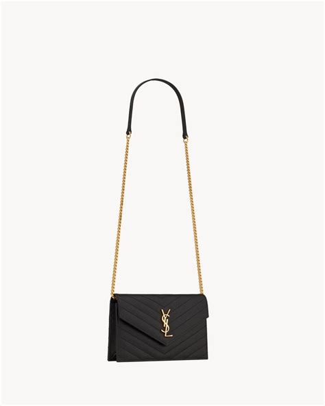 ysl matelasse wallet.